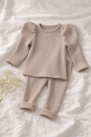 Kids Ribbed Matching Set